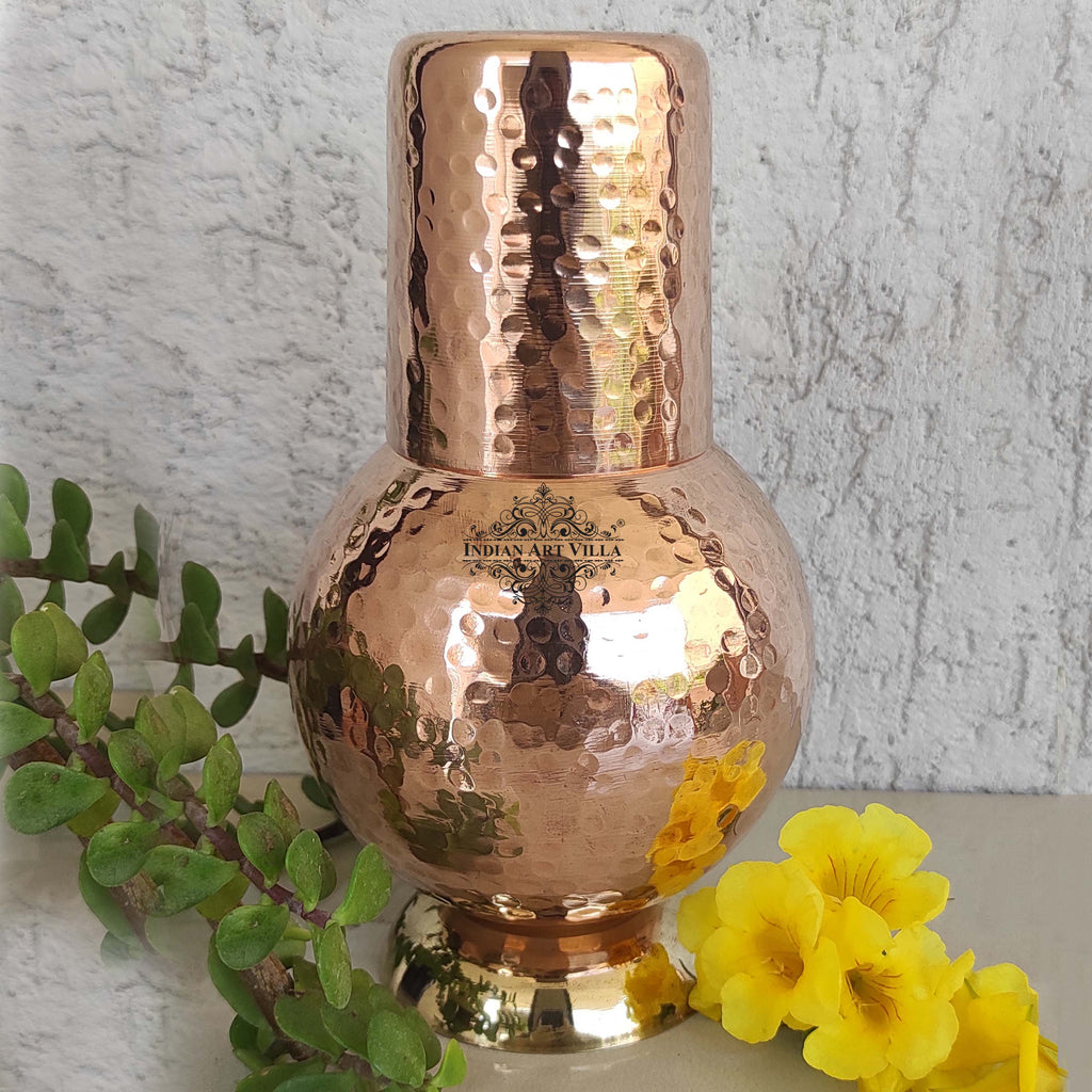 Order this Pure Copper Bedroom Bottle from IndianArtVilla at Great deals & offers and get a contactless delivery at your doorstep.