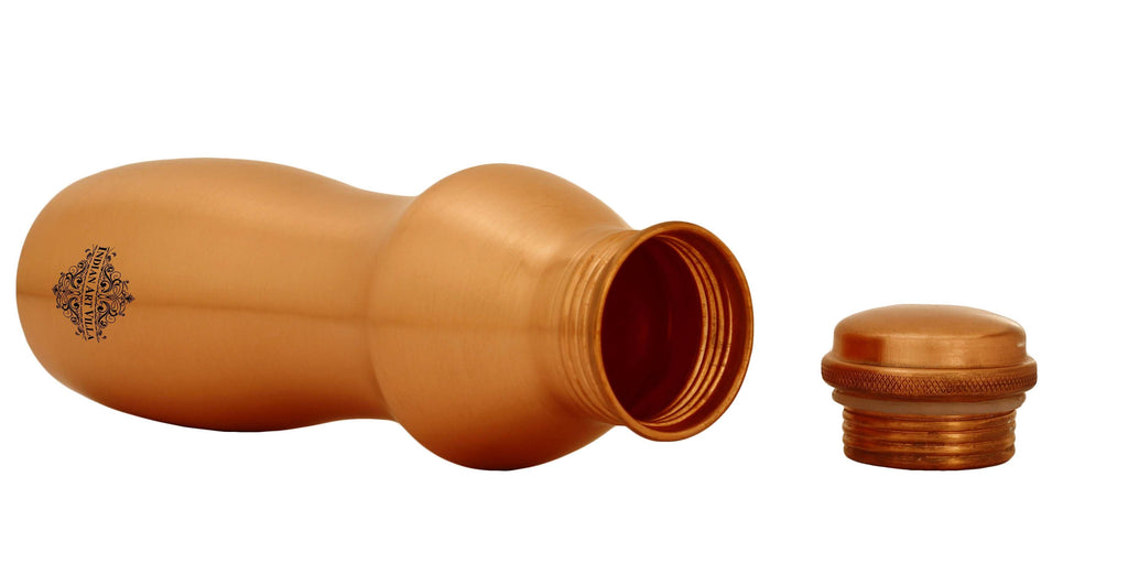 Curve Ergonomic Design Lacquer Coated Copper Bottle - Height - 10.7" Bottles IAV-CC-6-165 