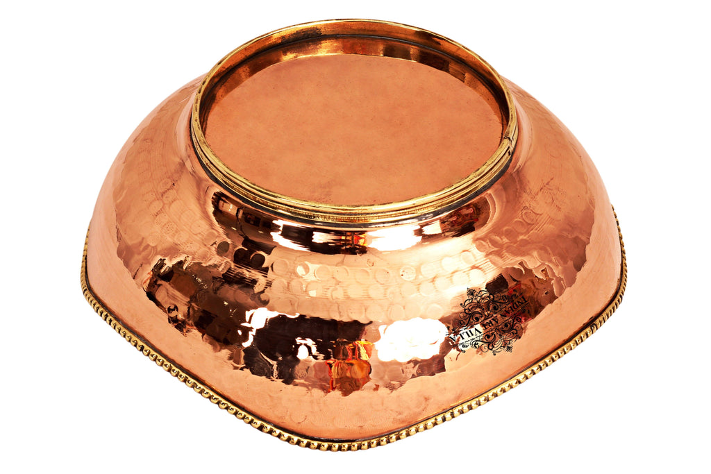 Brass Copper Hammered Design Fruit Bowl Brass Bowls CC-2