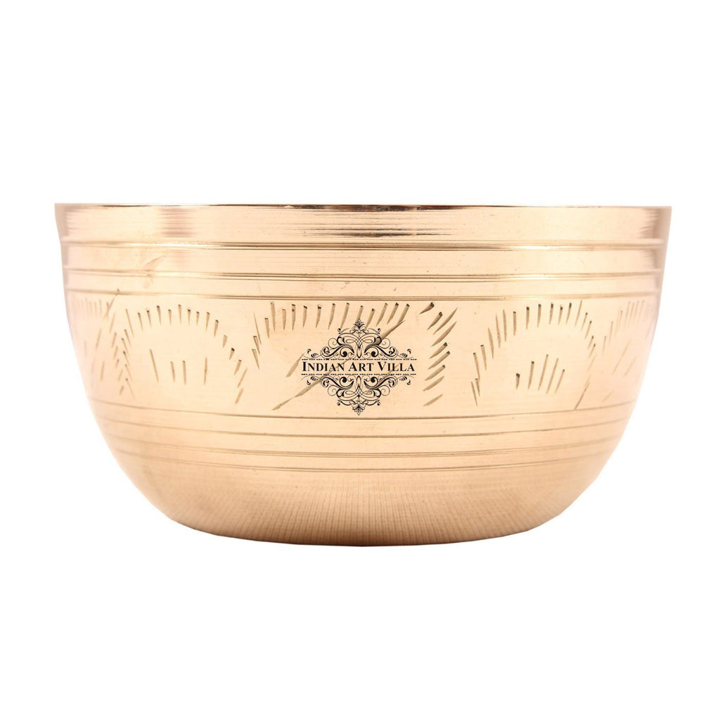 Brass Lining Design Serving Bowl Serving Dishes 10 Oz Brass Bowls Indian Art Villa