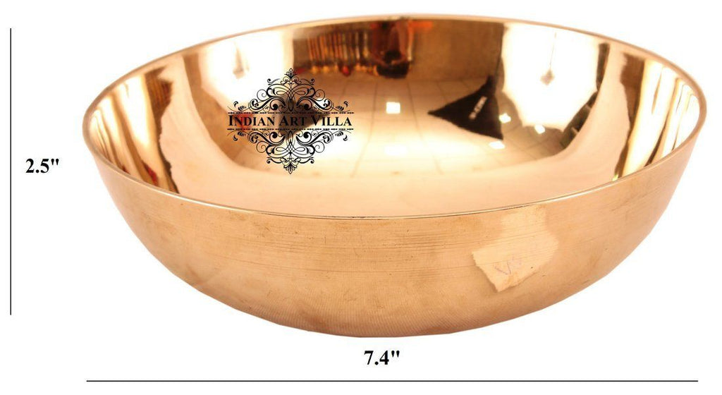 Bronze Kansa Round Shape Bowl 9 Oz | 11 Oz | 16 Oz | 25 Oz | 40 Oz