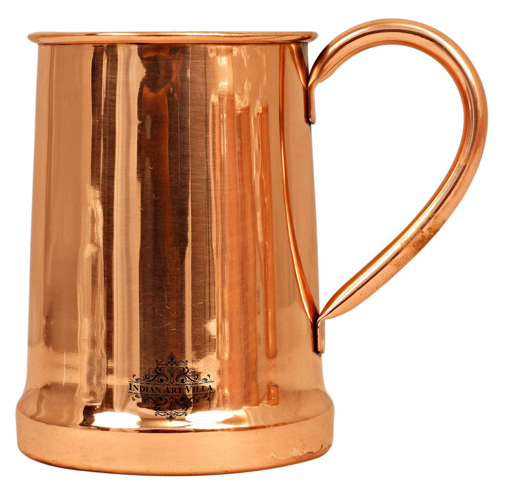Copper Plain Design Beer Mug - 650 ML