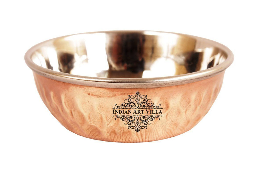 Handmade Steel Copper Chutni Bowl 1.5 Oz - Kitchen Dining Gift Item Home Hotel