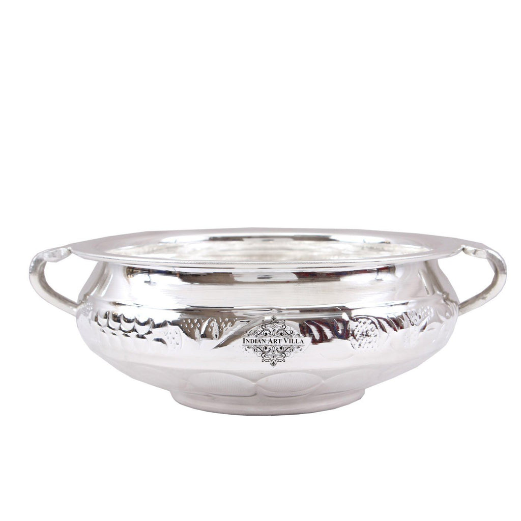 Silver Plated Designer Urli Platter|Decorative Gift Item Silver plated urli SP-1 Big