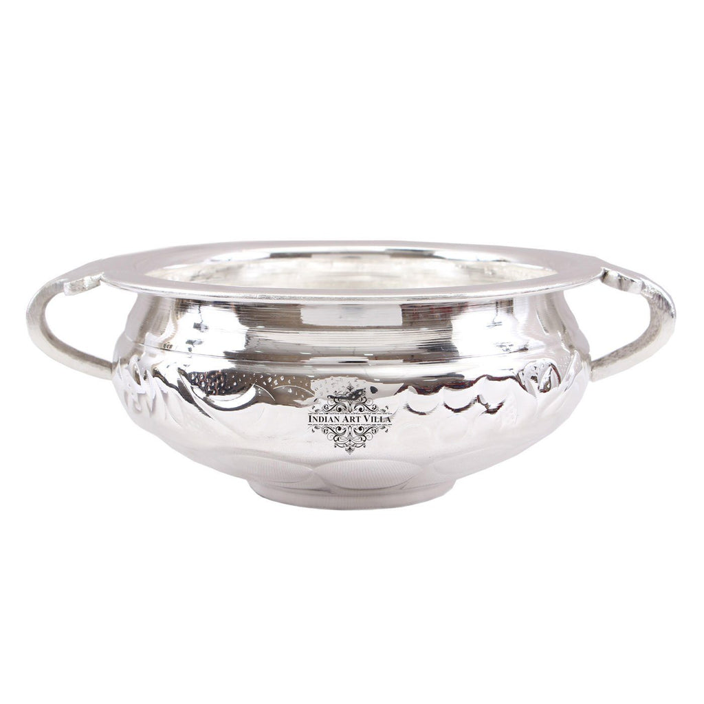 Silver Plated Designer Urli Platter|Decorative Gift Item
