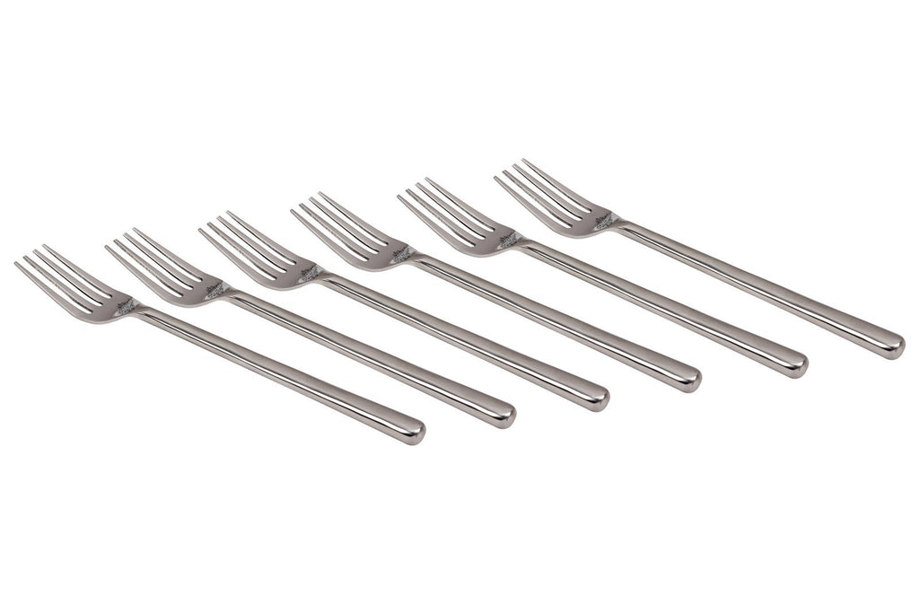 Stainless Steel New Smooth Design Fork Cutlery Set -8.2'' Inch Forks SS-8 6 Pieces