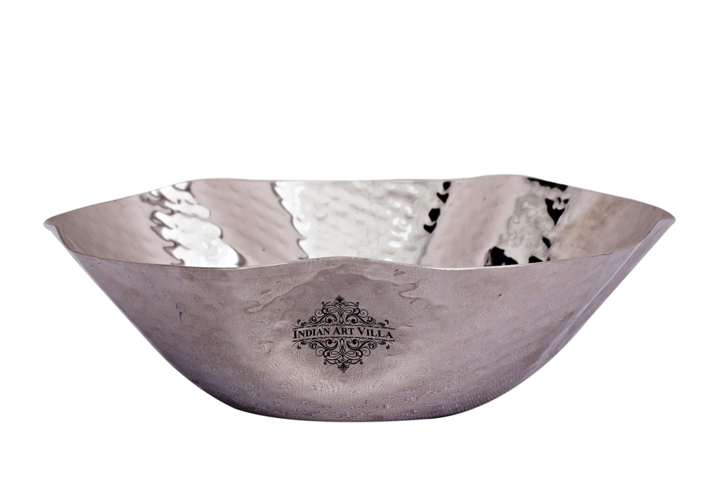 Steel Bowl|360 ML Capacity|for Serving Home Hotel Restaurant Steel Bowls SS-5