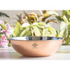 Indian Art Villa Steel Copper Hammered Design Karahi Kadai Wok