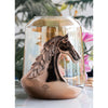 Indian Art Villa Horse Head Decorative Jar – Multi-Purpose Storage Jar, Candle Holder