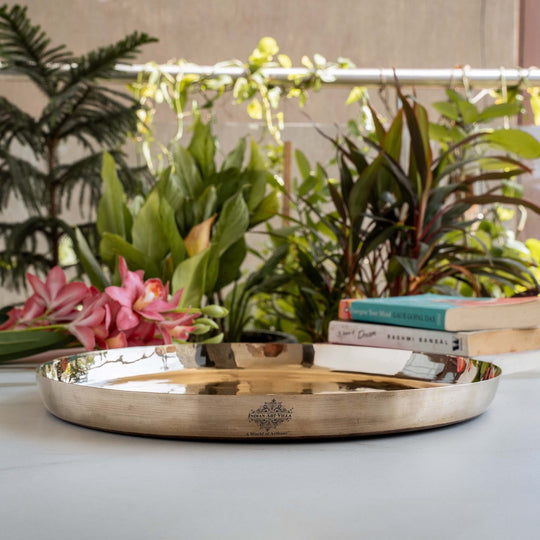 Pure Bronze Plate / Thali – Traditional Kansa Thali