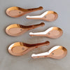 Indian Art Villa Handcrafted Pure Copper Masala Spoon – Elegant & Traditional Spice Serving Spoon