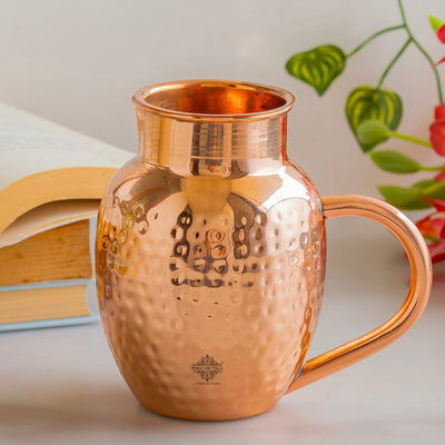 Hammered Copper Goglet Pitcher 20 oz & 54 oz