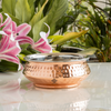 Steel Copper Mughlayi Handi with Hammered Design, Serveware, Tableware