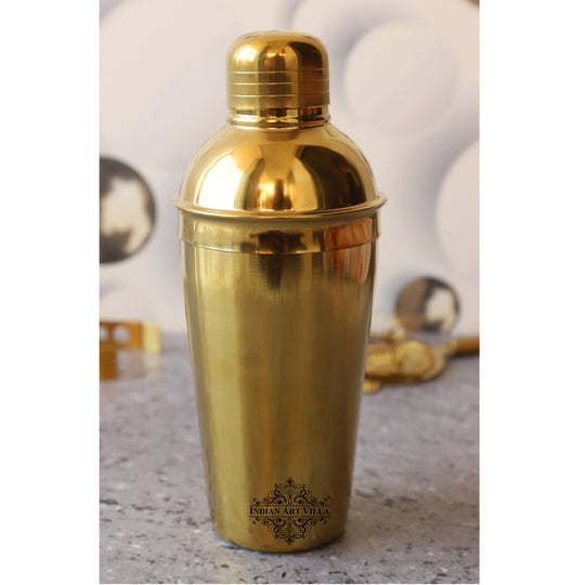 Indian Art Villa Stainless Steel Shine Finish Wine Shaker Bottle, Volume-16.90 Oz