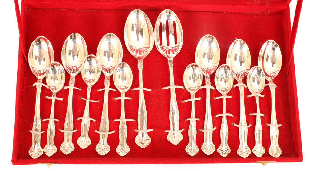 Silver Plated Cutlery Designer Set of 27 Pieces