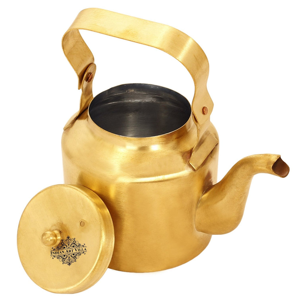 Brass teapots have been used for brewing tea for centuries. They have a vintage appeal and can add a touch of class to your kitchen or tea setting. When it's time for tea, avoid the convenience of microwave heating and invest in a tea kettle. You will be surprised at how much better your tea tastes.
