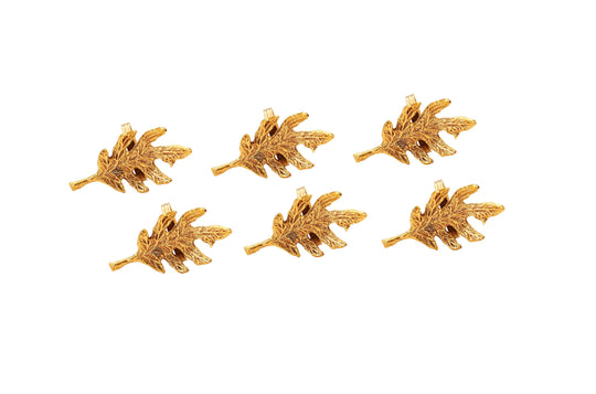 IndianArtVilla Designer Brass Napkin Ring Decoration For Dining Table Setting, Diameter:- 1.6" Inch, Gold