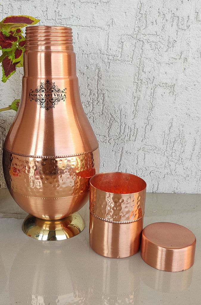 In the infancy period of copper  water bottles, it was almost impossible to find one that came in a design other than the plain one. Indian Art Villa Provide You with different designs to choose from, allowing you to pick your favorite design or collect them all for those who want a variety of options.