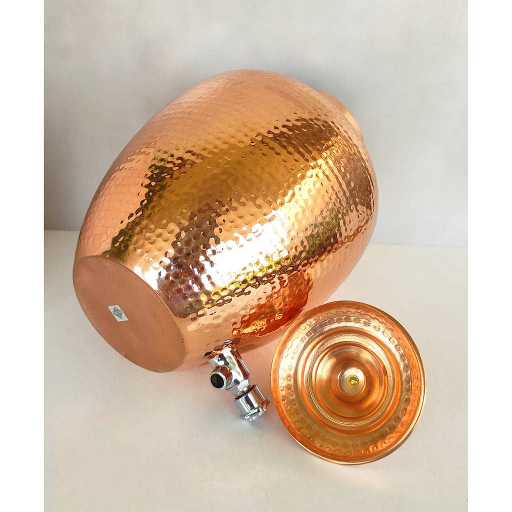 INDIAN ART VILLA Copper Printed Designer Glass Tumbler, 10 Oz –  IndianArtVilla