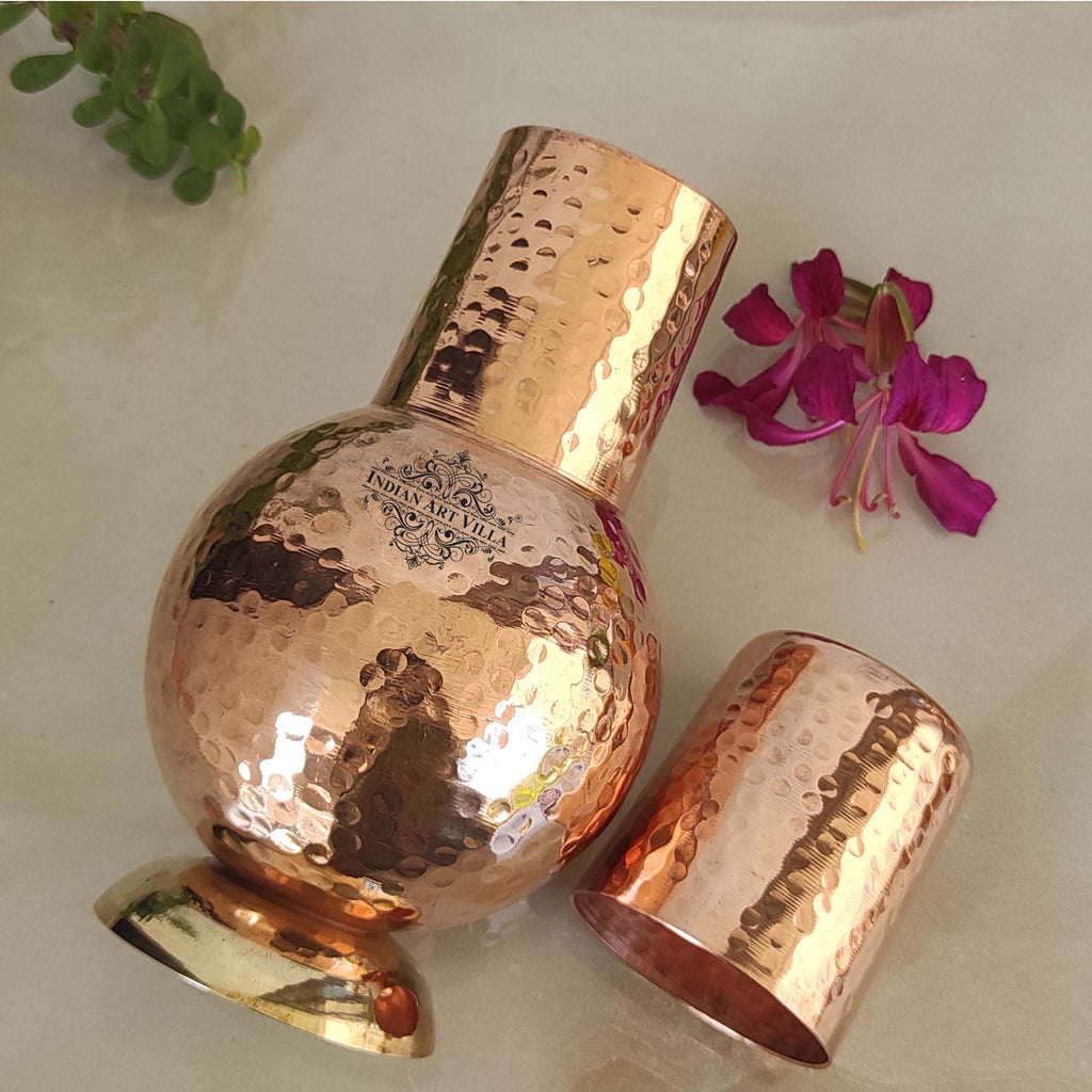 One should make it a habit of drinking water stored in copper utensils so as to keep themselves healthy.