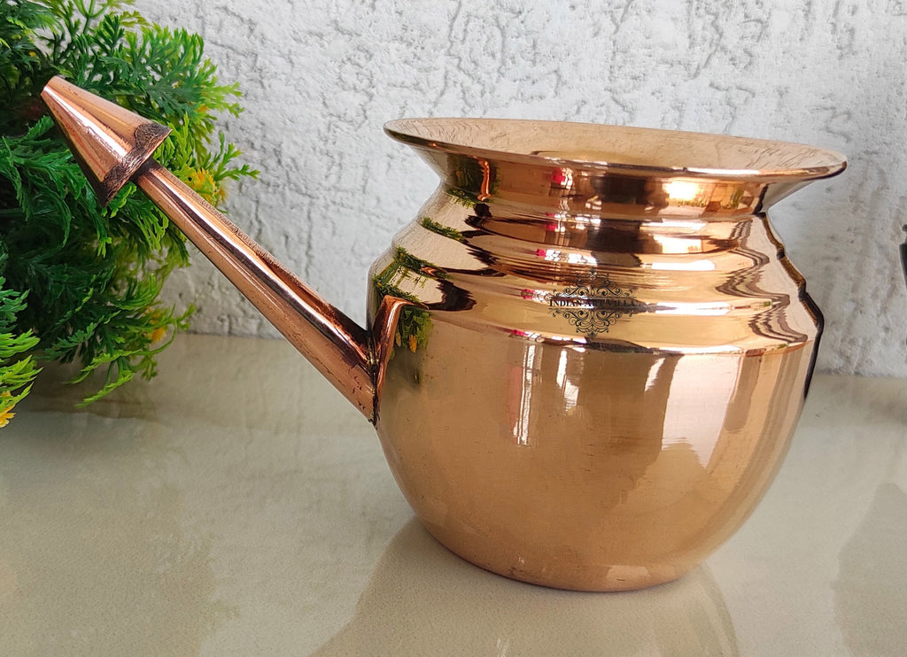 In the infancy period of copper  Netipots, it was almost impossible to find one that came in a design other than the plain one. Indian Art Villa Provide You with different designs to choose from, allowing you to pick your favorite design or collect them all for those who want a variety of options.
