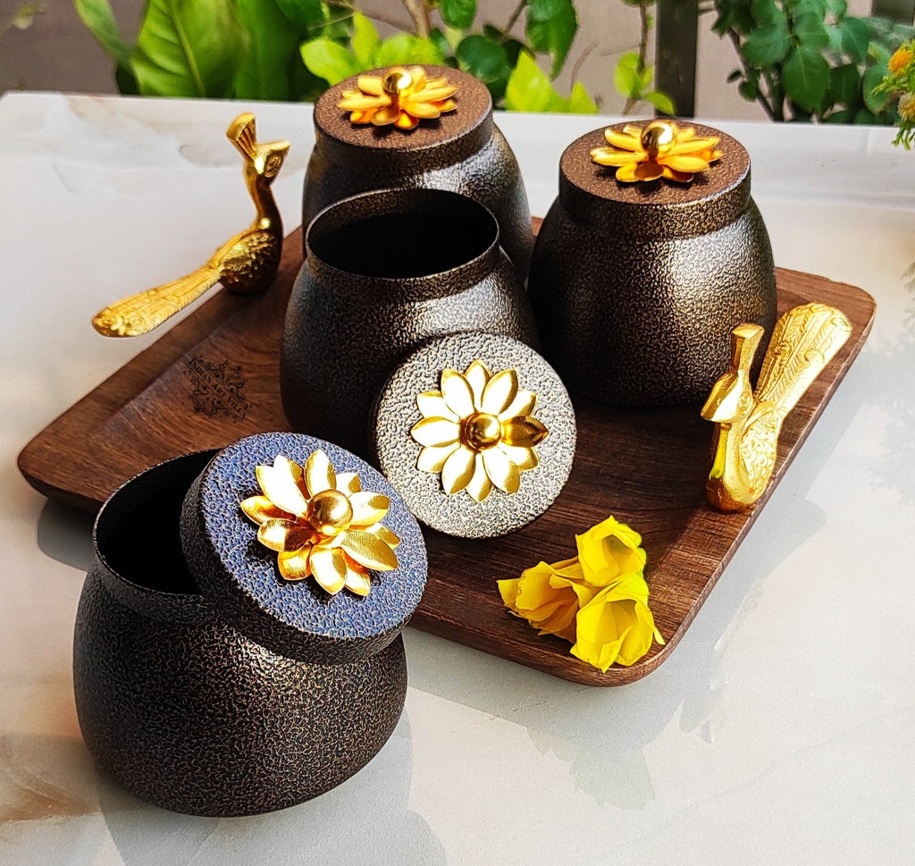 Dry fruit container Set With Tray