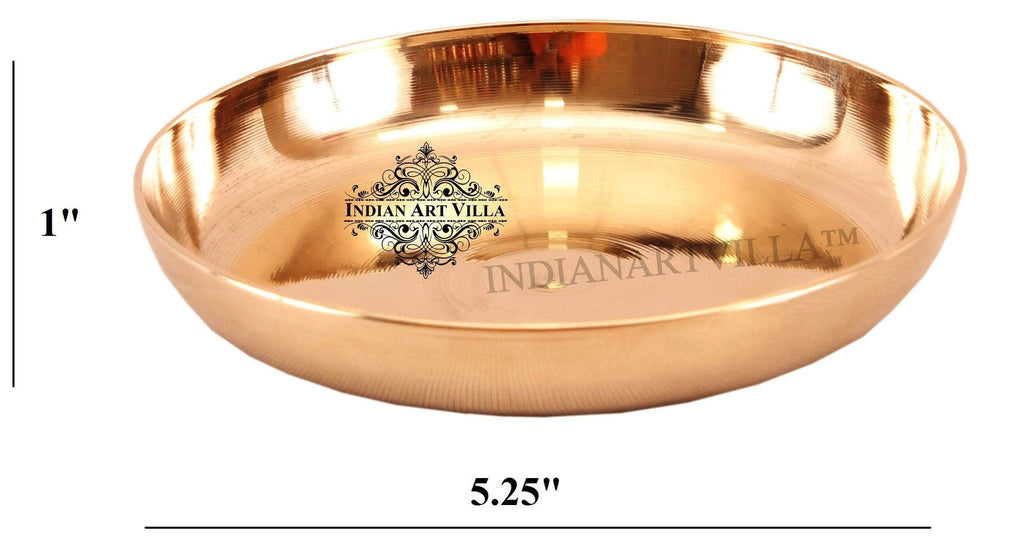 Best Quality Bronze Plate ( 5 Sizes ) Bronze Plates IAV-K-1-125- 5.2" Inch Width 
