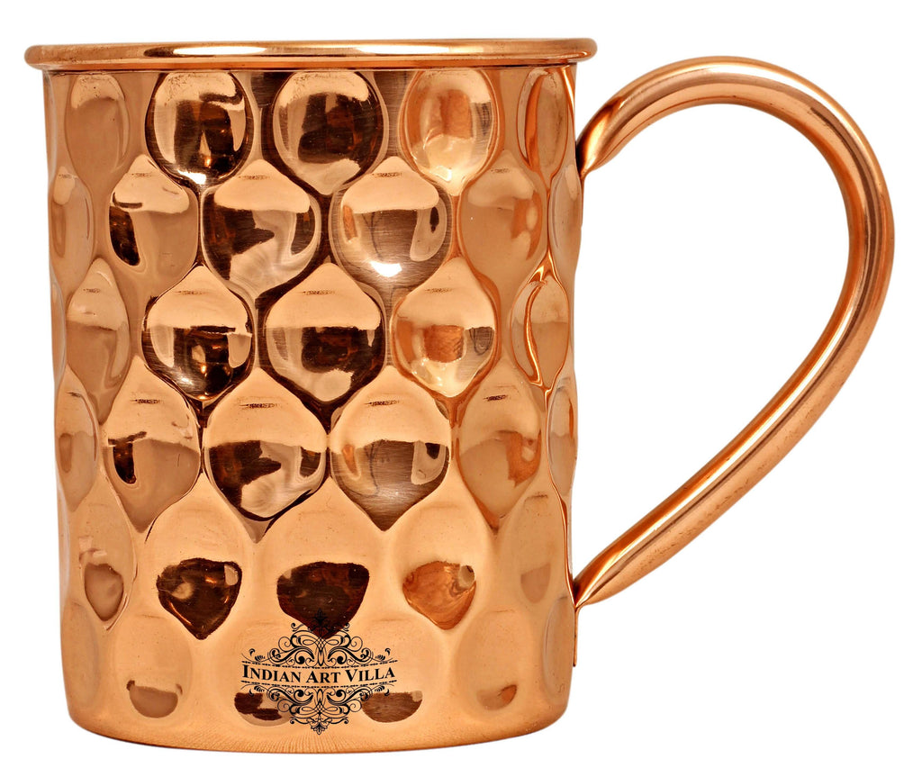 Big Diamond Design Copper Beer Muscow Mule Mug - 500 ML