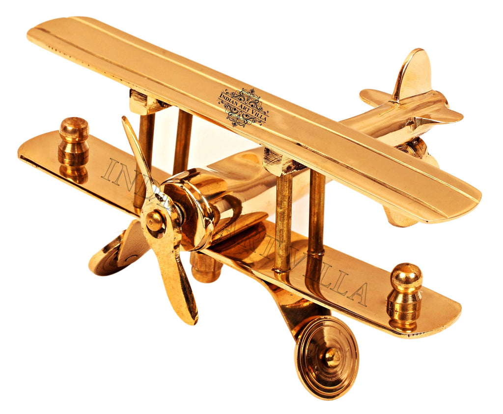 Brass Aeroplane Miniature Showpiece, 2.7'' Inch