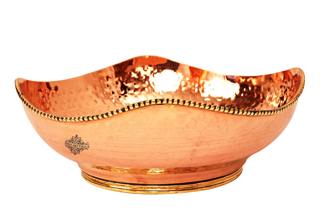Brass Copper Hammered Design Fruit Bowl Brass Bowls CC-2
