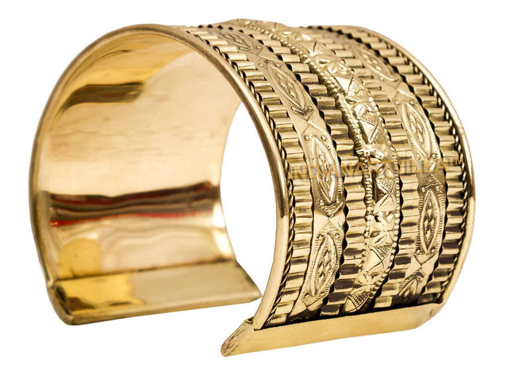 Brass Designer Kada - 5 cms Bracelet HR-4