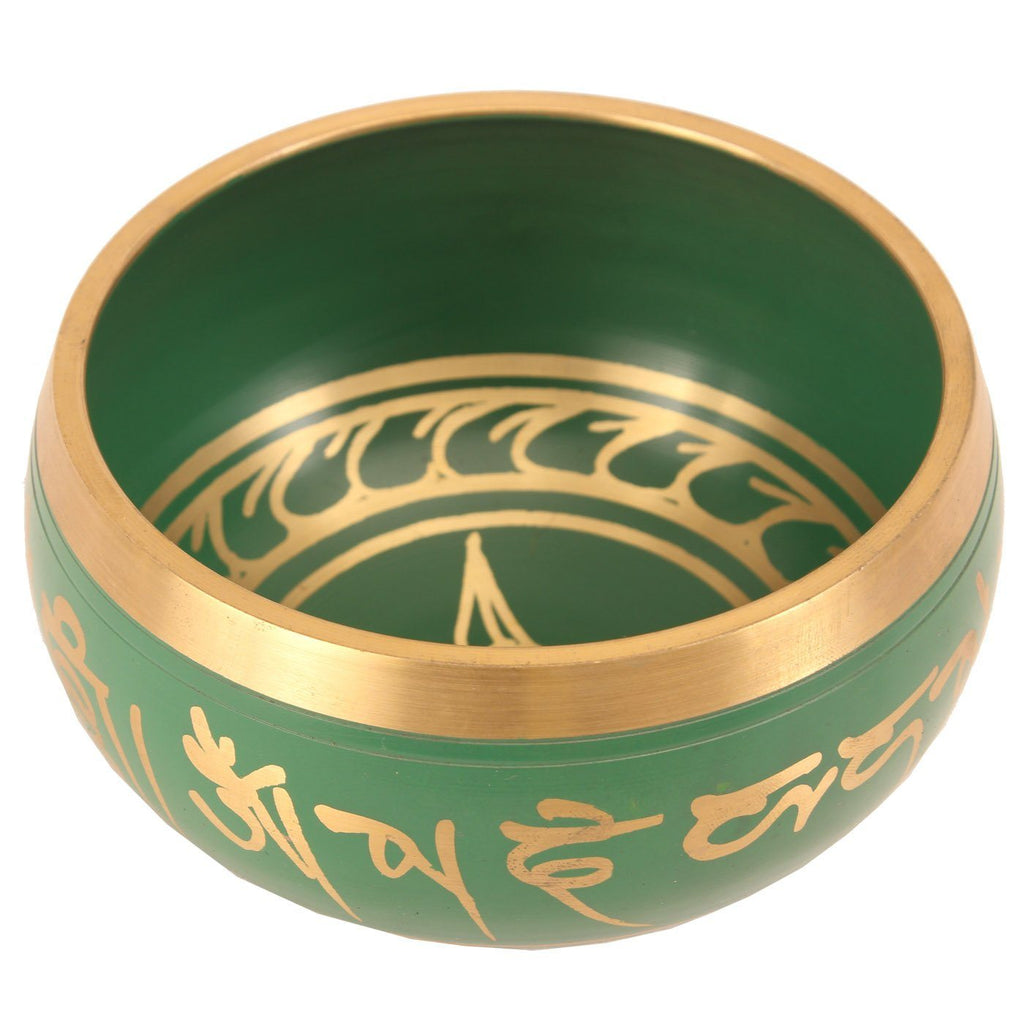 Brass Designer Tibetan Singing Bowl, Reduce Stress Increase Circulation Vastu Items BR-8 