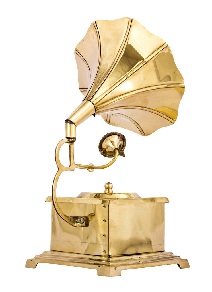 Brass Dummy Square Gramophone Home Accent HR-1