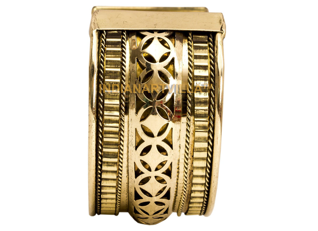Brass Star Design Kada - 3.5 cms Bracelet HR-4
