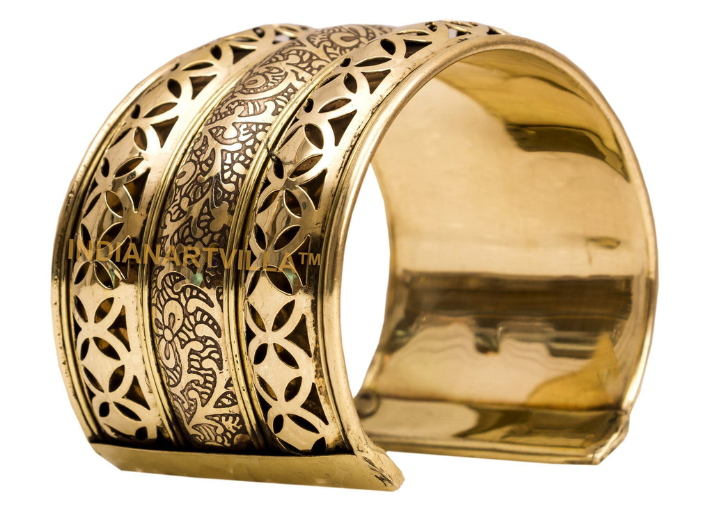 Brass Star Design Kada - 5 cms Bracelet HR-4