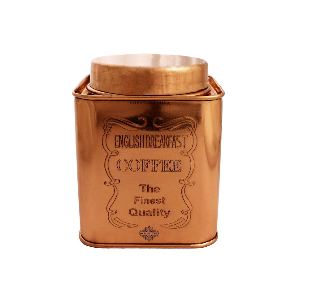 Copper Coffee & Sugar & Tea Container, 4.7'' Inch