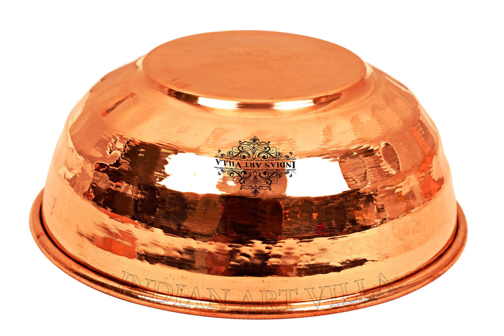 Copper Hammered Bowl Set of - 1 Pieces | 2 Pieces | 4 Pieces | 6 Pieces Dinner Sets CCB-TW
