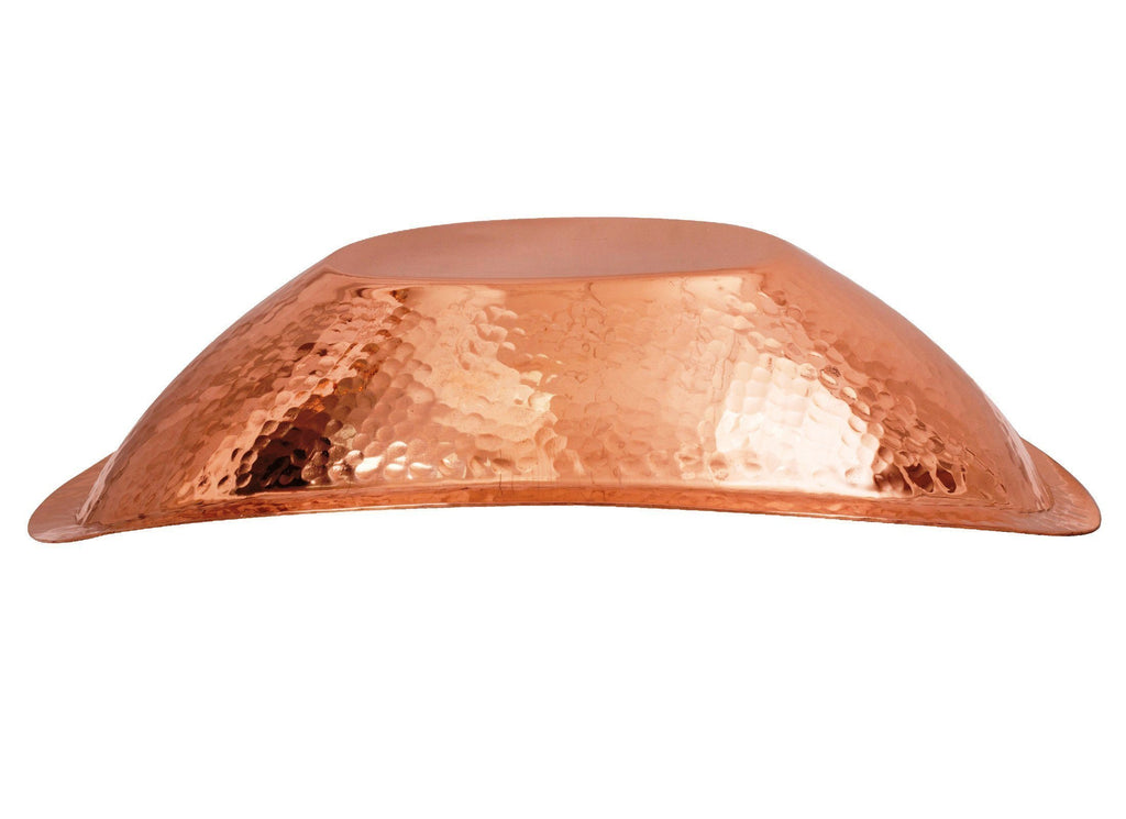Copper Hammered Design Oval Bread Basket Bread Baskets CC-5
