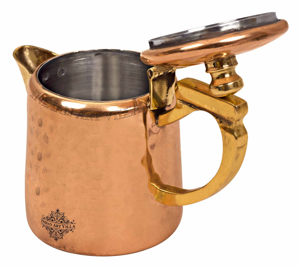 Copper Hammered Milk Pot with Inside Tin Lining Tea Pots CC-17