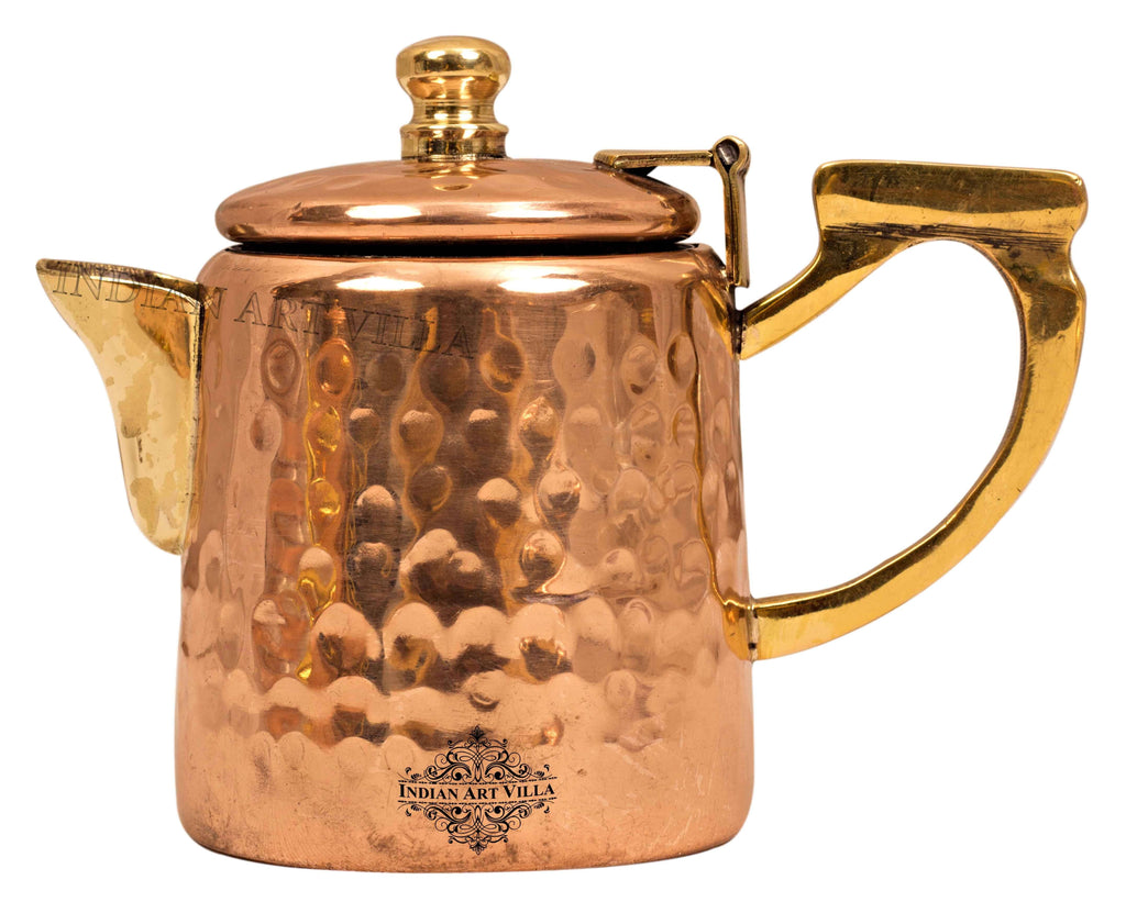 Copper Hammered Milk Pot with Inside Tin Lining Tea Pots CC-17