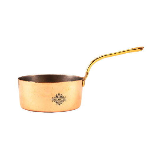 Copper Handmade Pot Pan with Inside Tin Lining-  12 OZ | 28 OZ