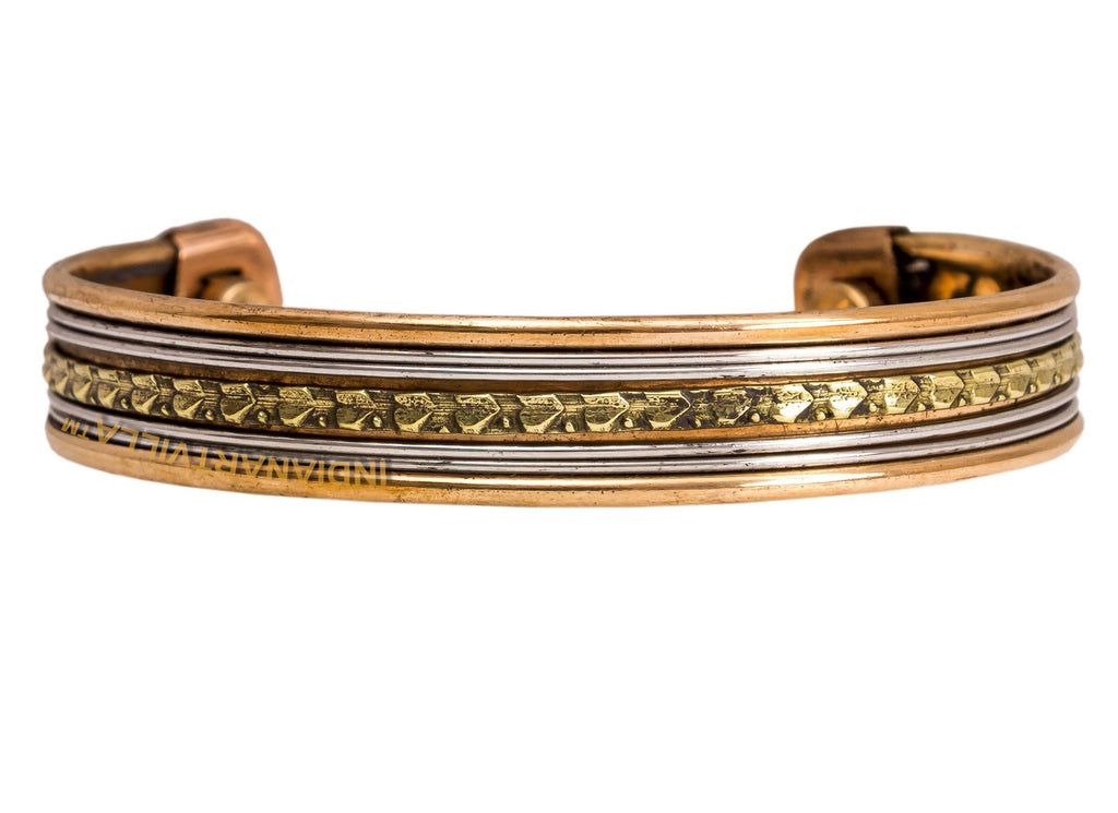 Copper Handmade Traditional Design Kada Bracelete 2cms
