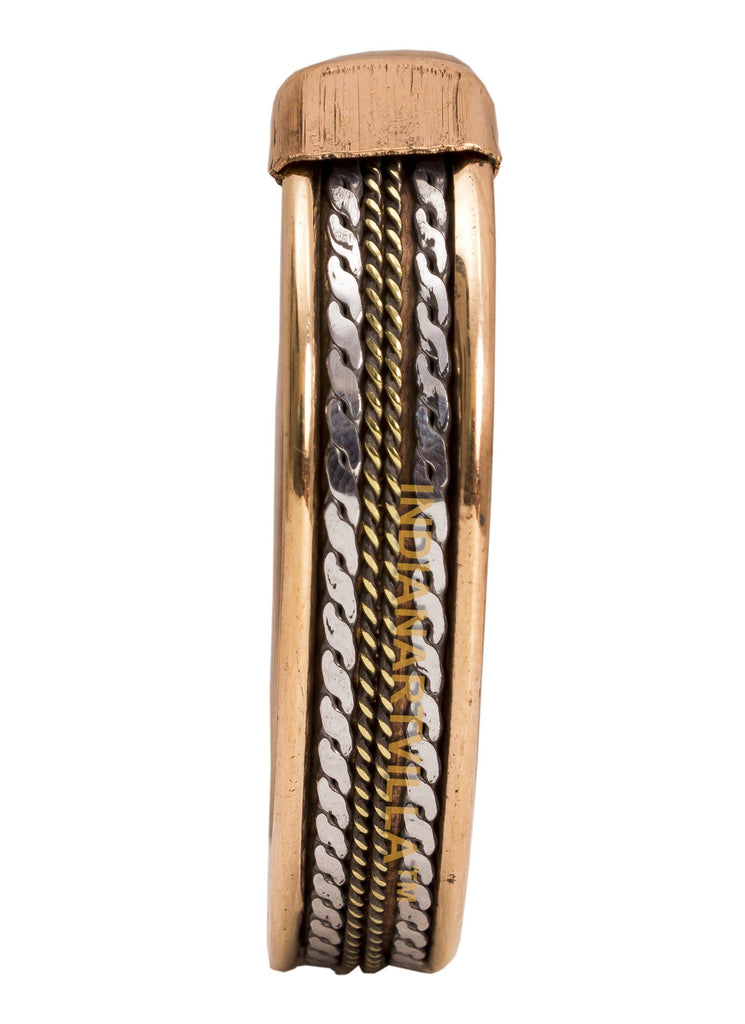 Copper Kada with Magnet - 2 cms Bracelet HR-4