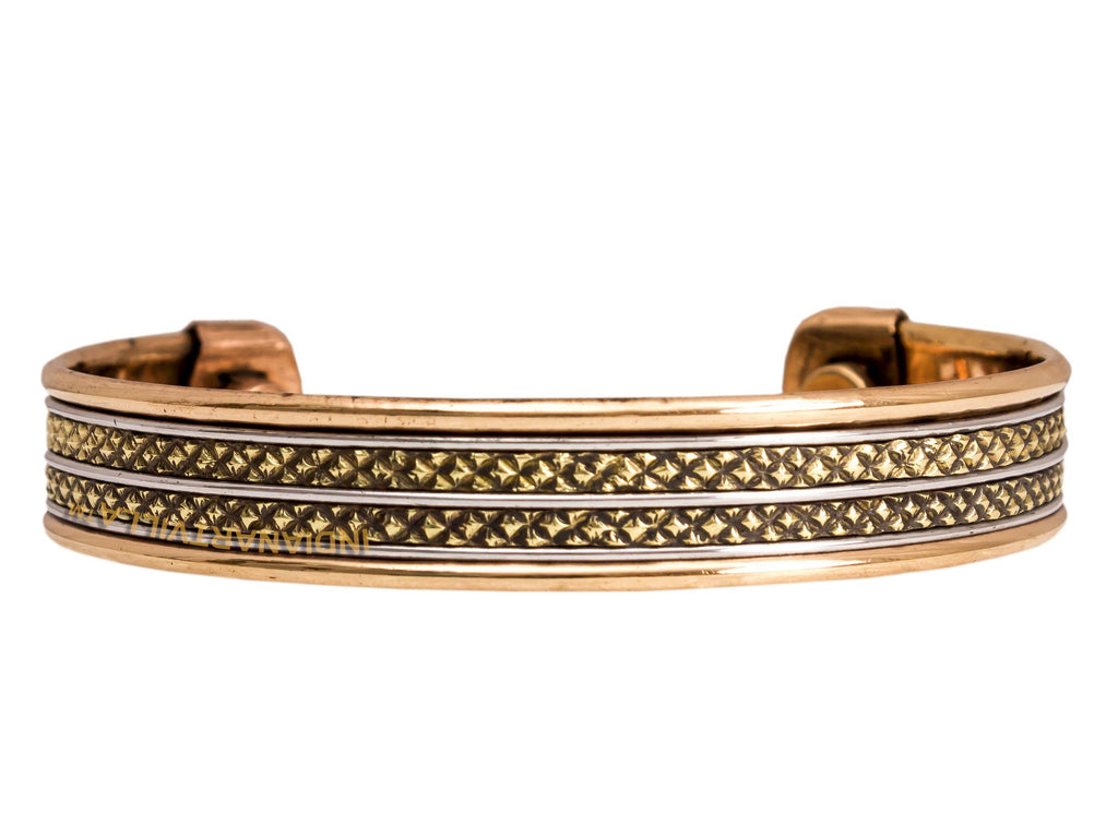 Copper Traditional Design Kada Bracelete 2 cms
