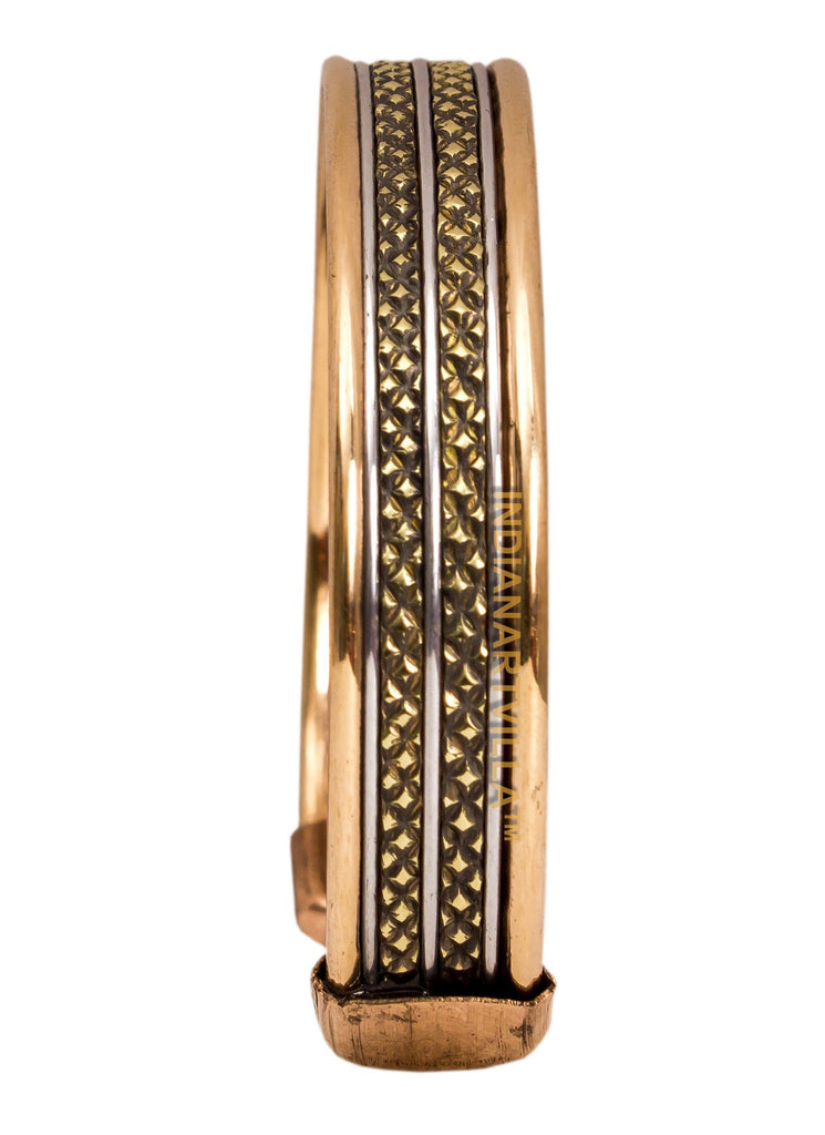 Copper Traditional Design Kada Bracelete 2 cms Bracelet HR-4