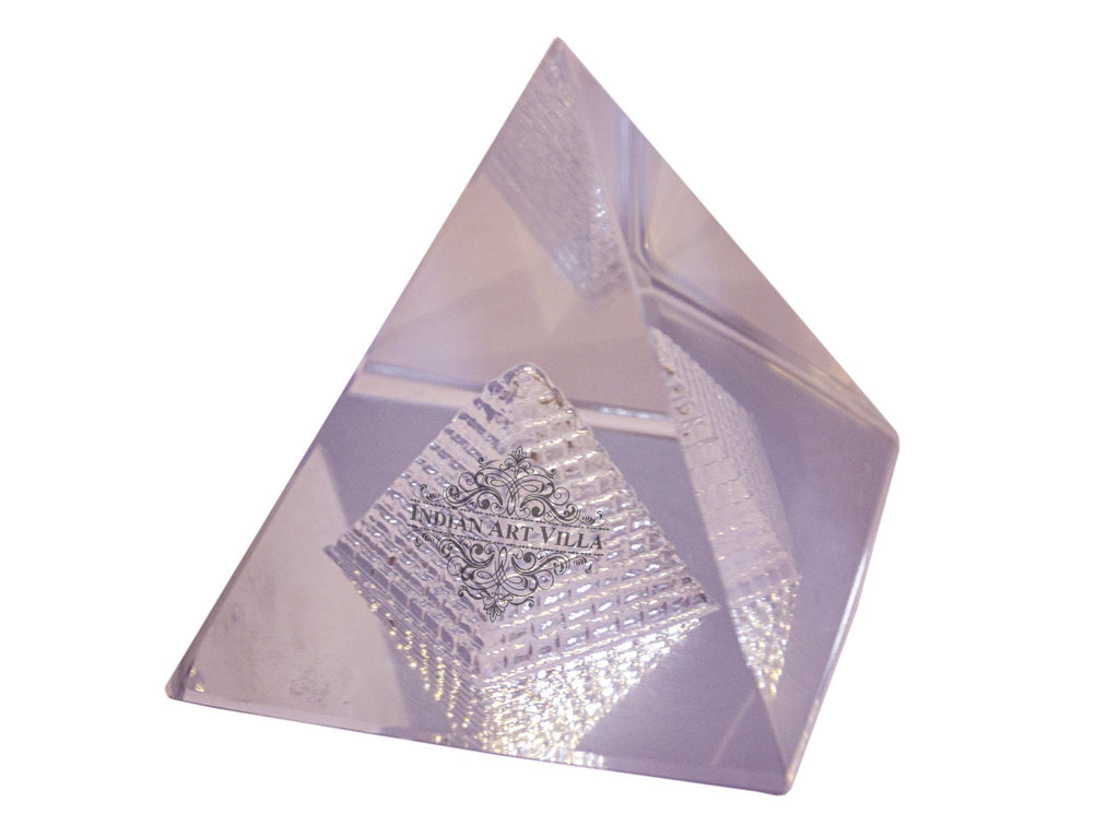 Crystal Vastu Pyramid|Positive Energy Concentration|Temple Home Office Vastu Items V-1