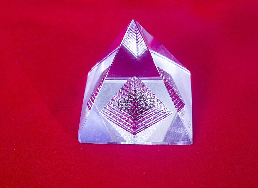 Crystal Vastu Pyramid|Positive Energy Concentration|Temple Home Office Vastu Items V-1