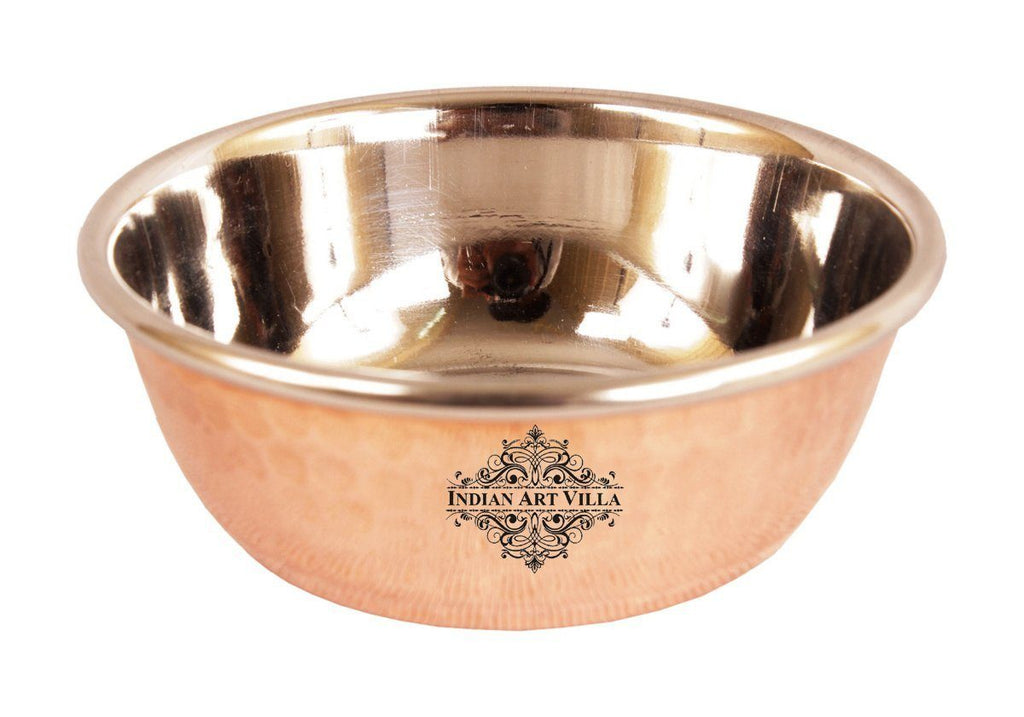 Handmade Steel Copper Bowl Katori 5 Oz Bowls Indian Art Villa 3 Oz