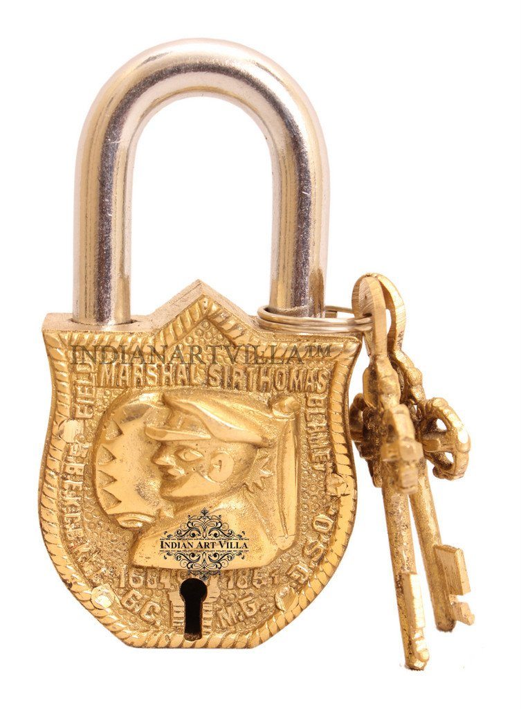 Handmade Vintage Style Marshal Lock for Home Temple Office