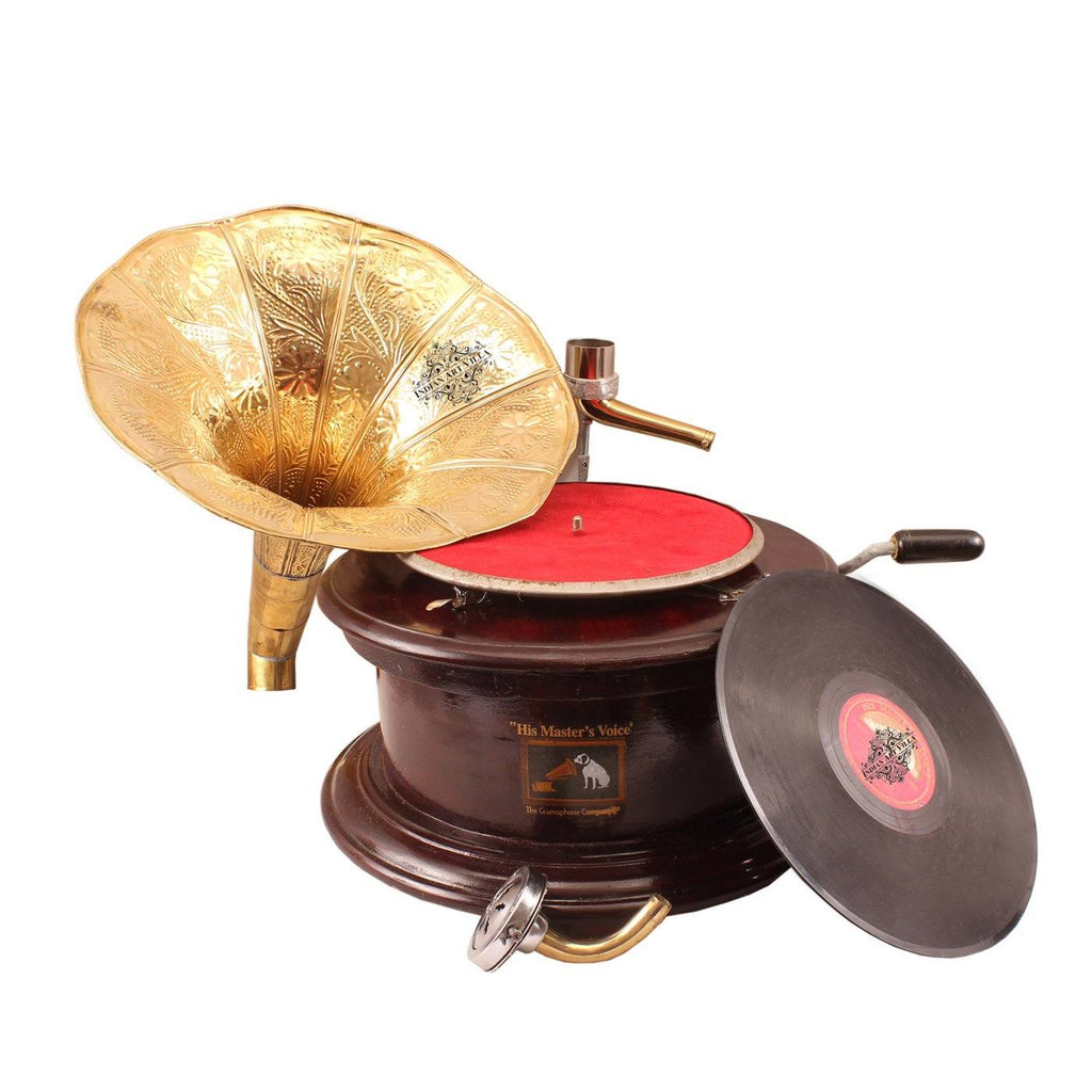 His Master's Voice Round Gramaphone Home Accent HR-1